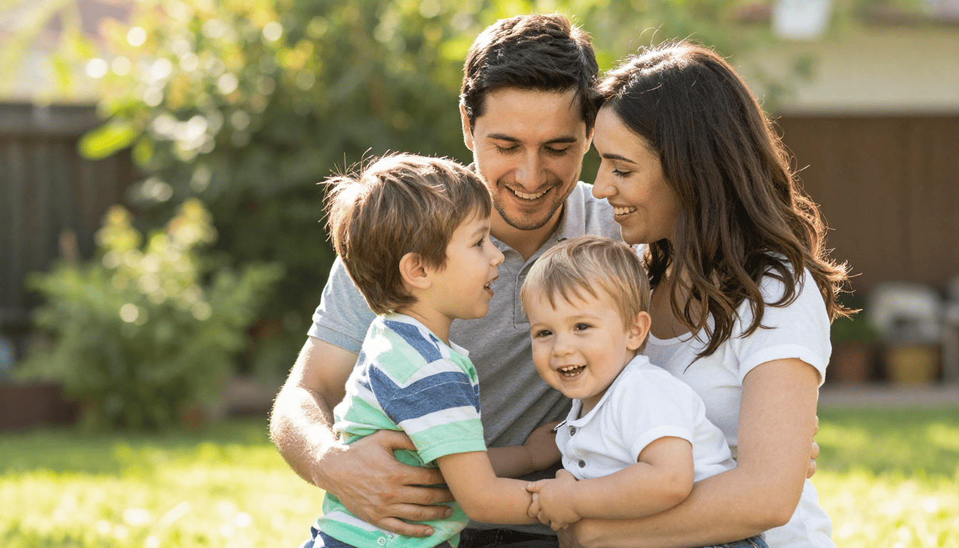 Familia en un entorno seguro, protegida por Preber65